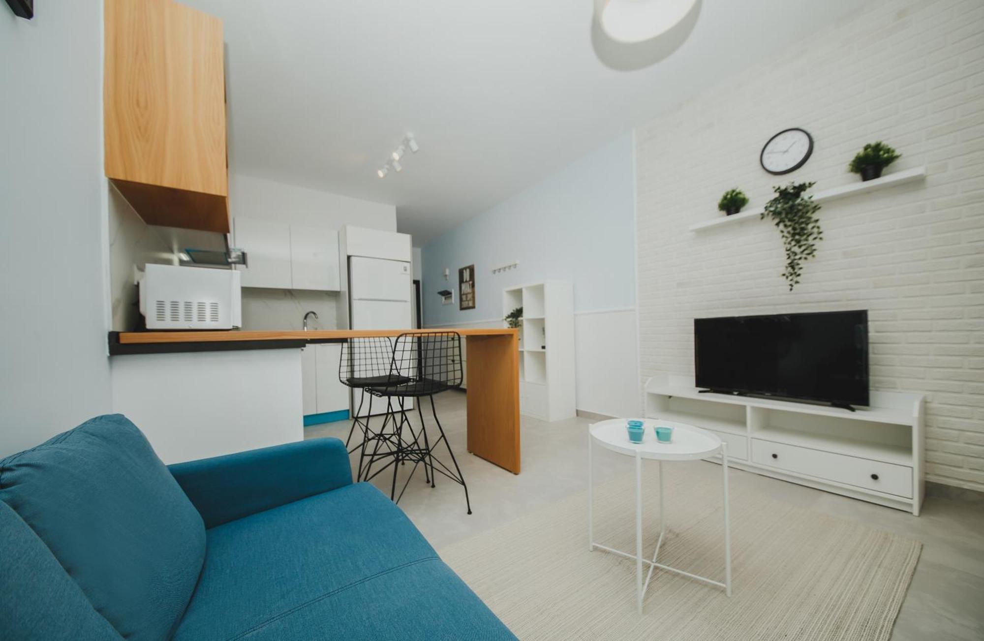 Caesar Blue Seaside Luxury Apartments Gastria Dış mekan fotoğraf